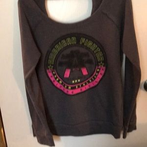 Ladies American fighter sweatshirt size med